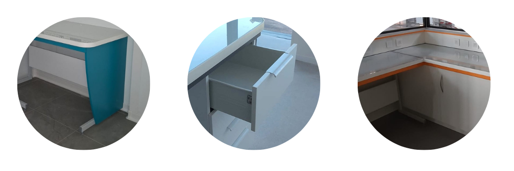 Exemples de personnalisation de mobilier de laboratoire